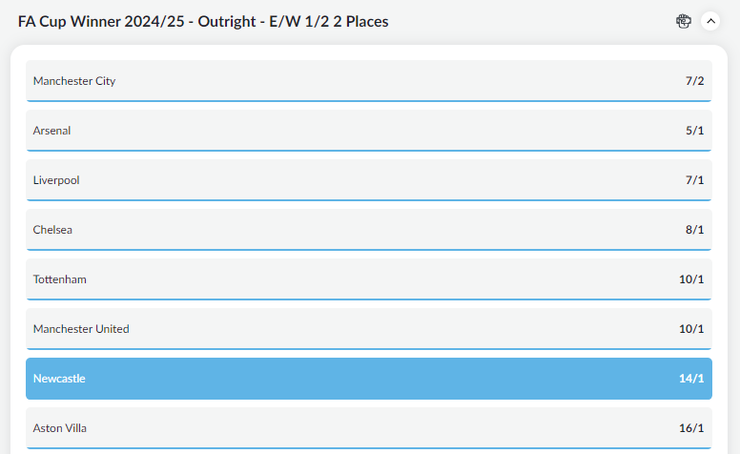 FA Cup 2024/25 Betting