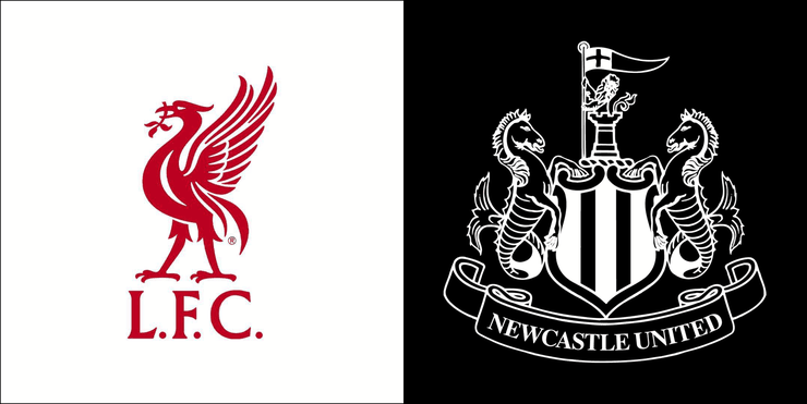 Liverpool and Newcastle United Logos