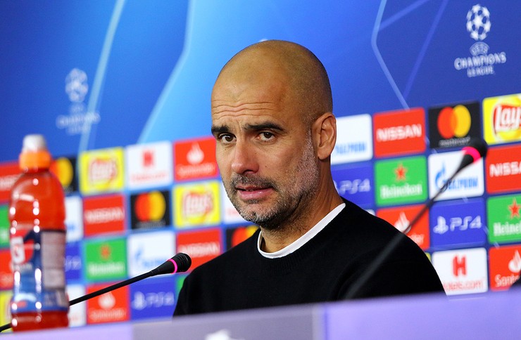 Pep Guardiola During Press Conference