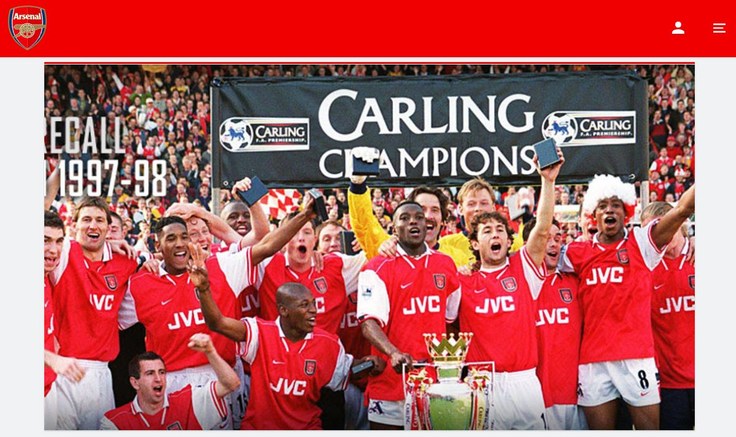 Arsenal Win Premier League 1997-98